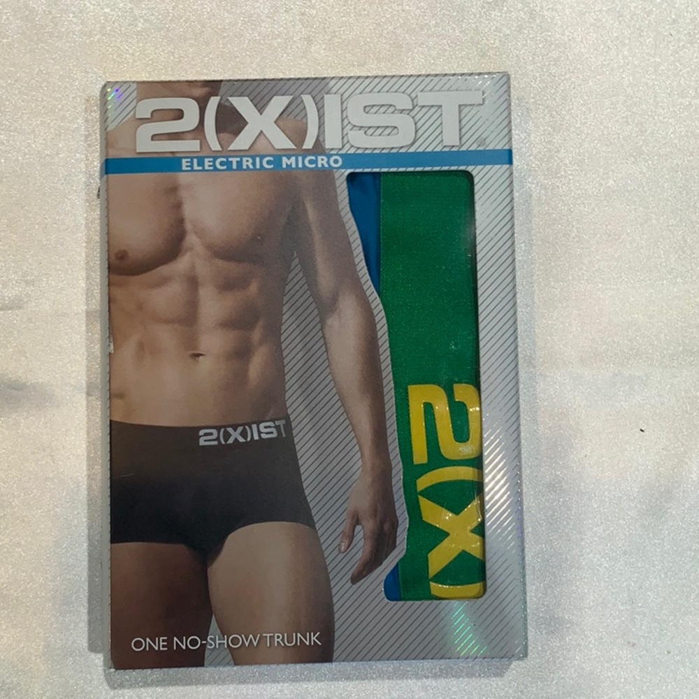 2xist Green Boxer Briefs with Contoured Pouch